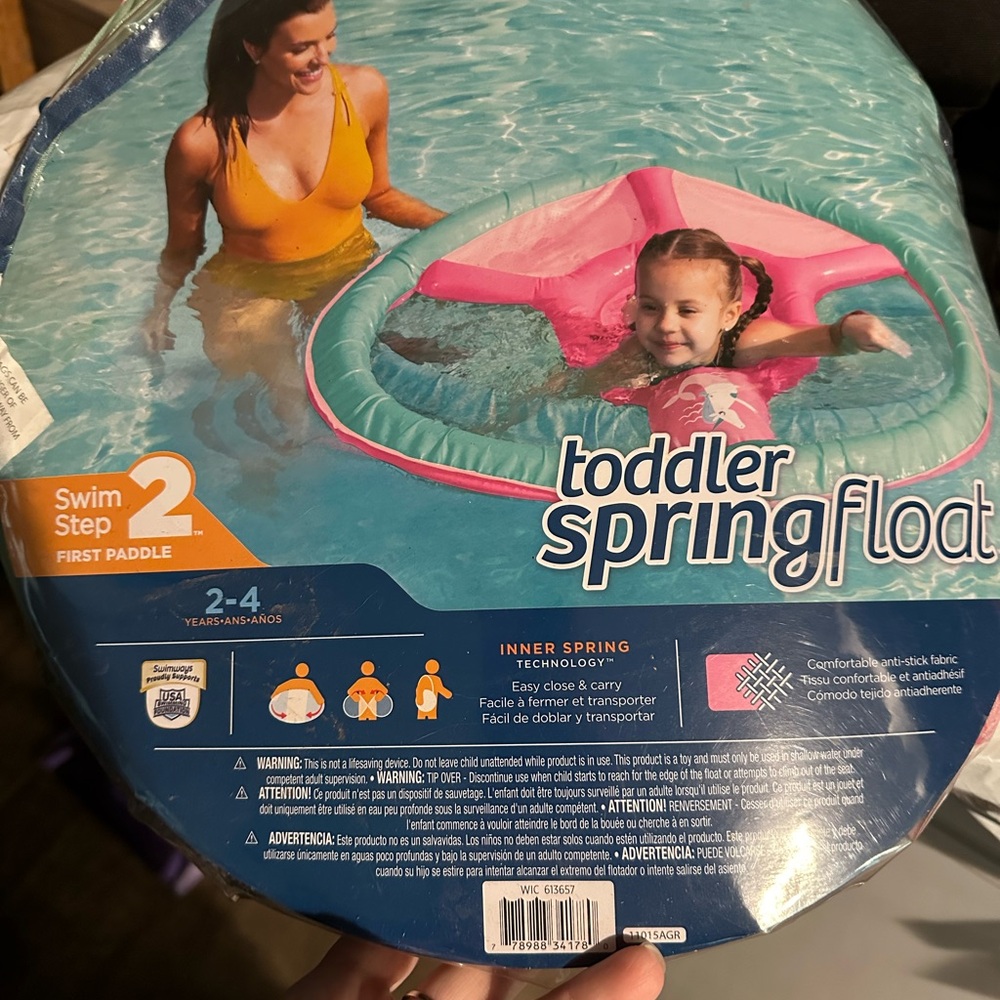 Pink and Blue Toddler Spring Float